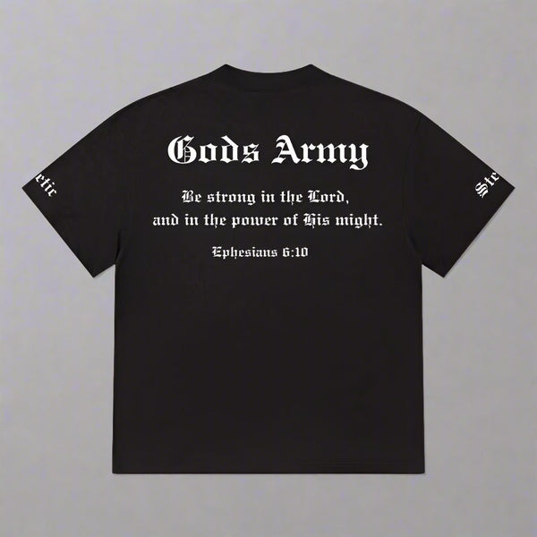 Gods Army Oversized Tee - Stetic Athletic