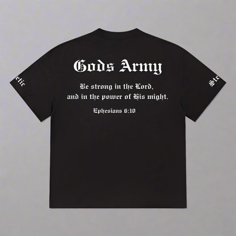 Gods Army Oversized Tee - Stetic Athletic