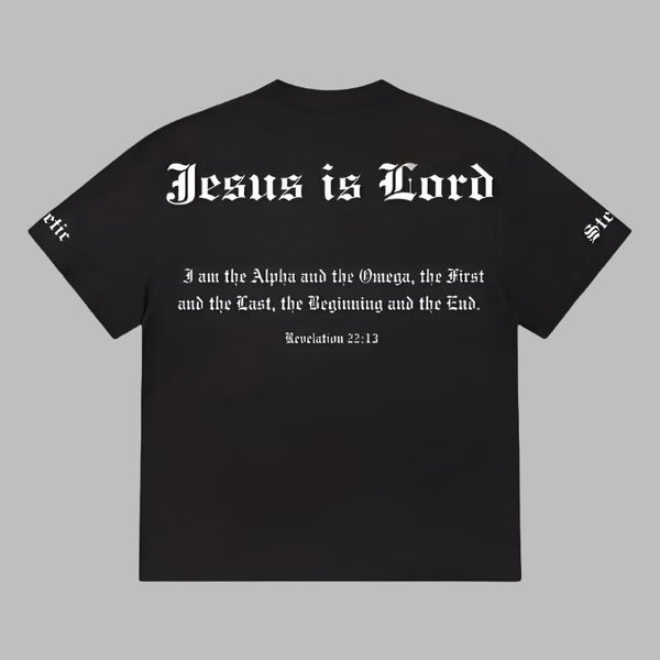 Jesus Is Lord Oversized Tee (Pre Order) - Stetic Athletic